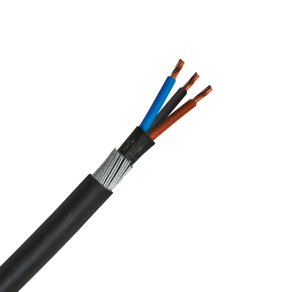 Steel Wired Armoured (SWA) PVC Cable 3 Core Elevator Equipment